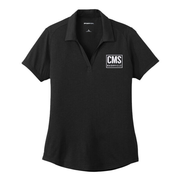 CMS - Ladies PosiCharge ® Tri Blend Wicking Polo Thumbnail
