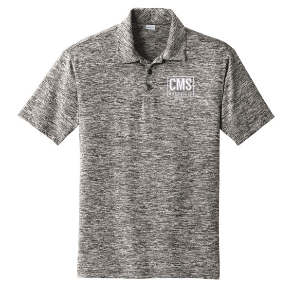 CMS - PosiCharge ® Electric Heather Polo Thumbnail