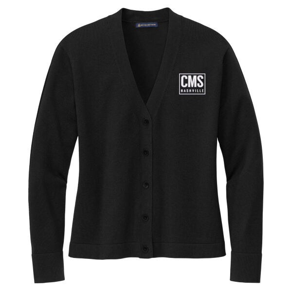 CMS - Women's Cotton Stretch Cardigan Sweater Thumbnail