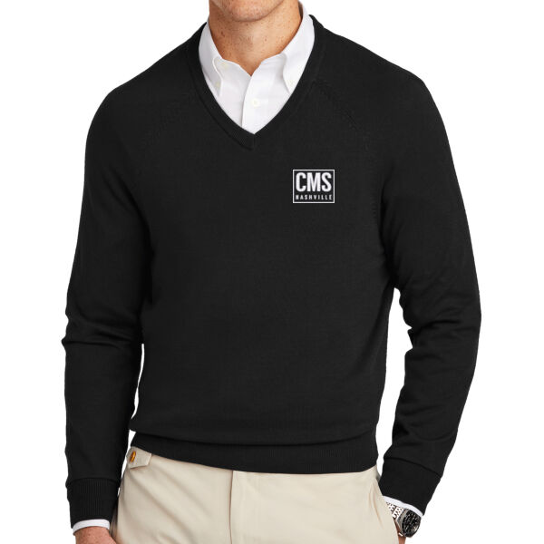 CMS - Cotton Stretch V Neck Sweater Thumbnail