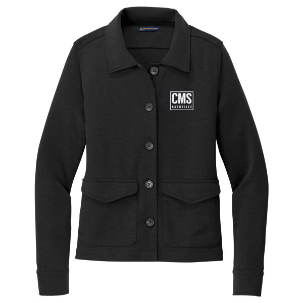 CMS - Women's Mid Layer Stretch Button Jacket Thumbnail